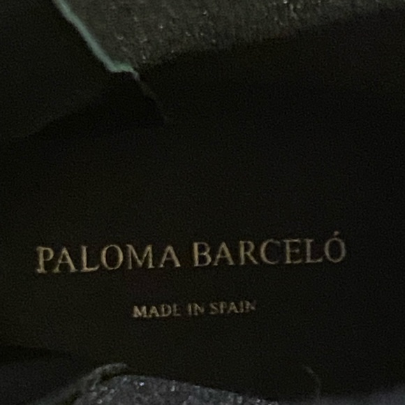 Paloma Barcelo Aimar Ivory Pull On Boot / Off White w Black / Womens Size 8 - Picture 15 of 15